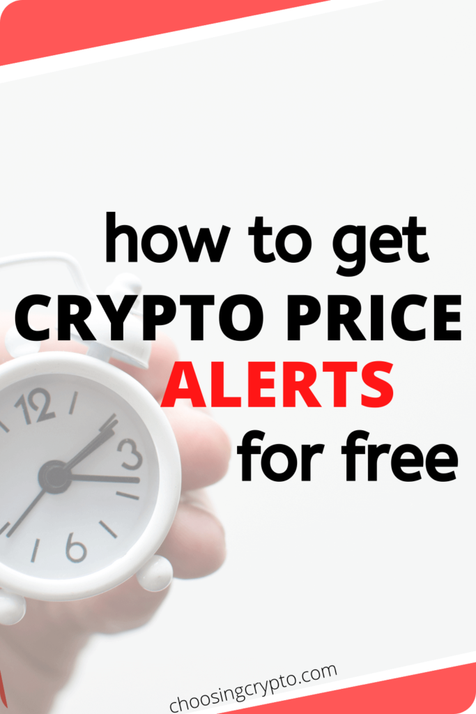 How To Get Crypto Price Alerts For Free