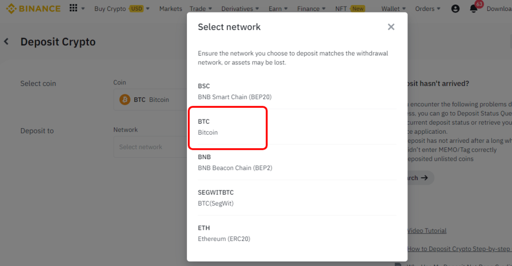 transfer bitcoin from etoro to binance