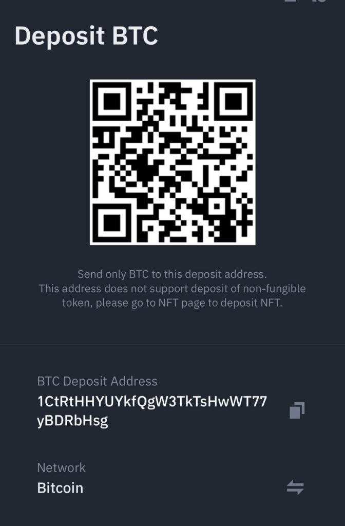 Bitcoin Wallet Address Example