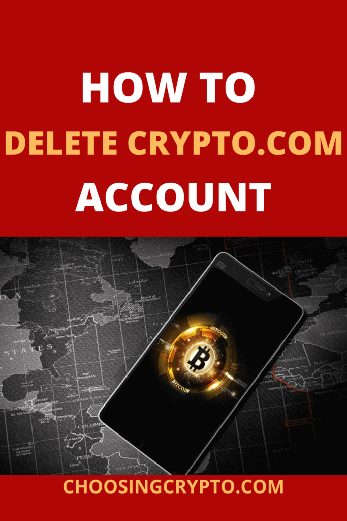 How To Delete Crypto Com Account