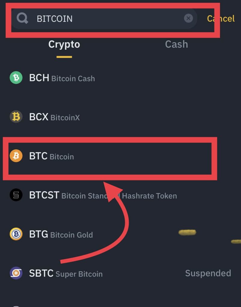 How To Find Bitcoin Wallet Address on Binance