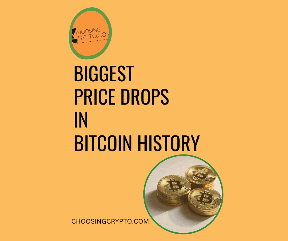 Biggest Price Drops in Bitcoin History