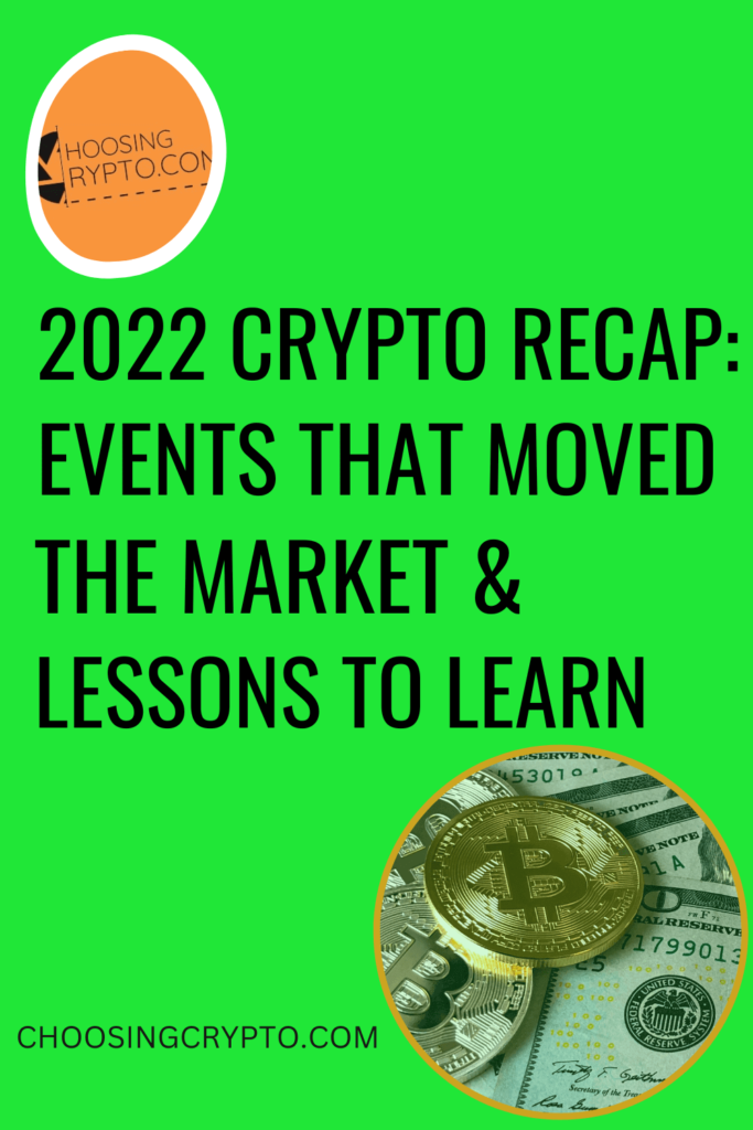 2022 Crypto Recap Events that Moved the Market and Lessons to Learn