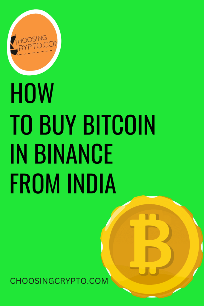 How to Buy Bitcoin in Binance from India