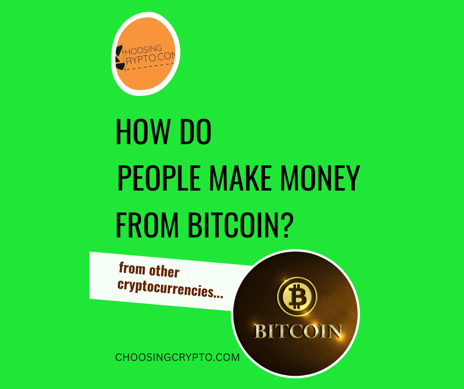 how do people make money from crypto