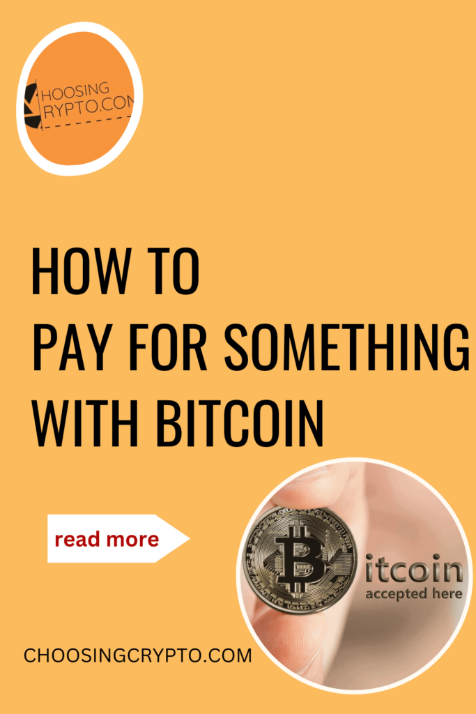 How do I Pay for Something with Bitcoin Online