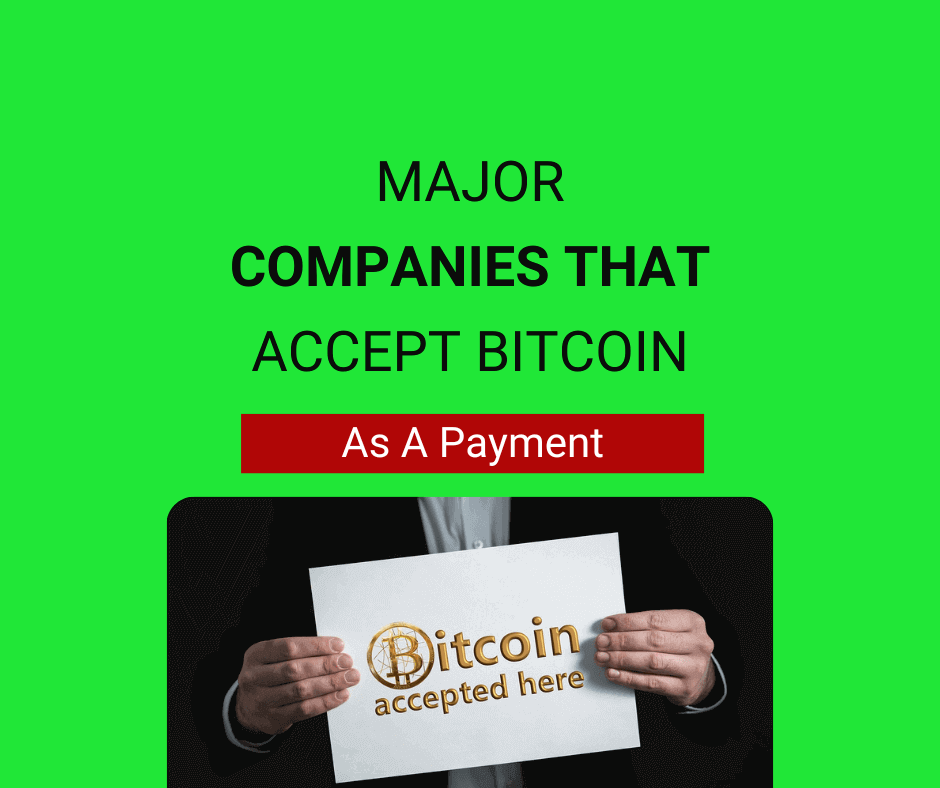 Companies That Accept Bitcoin for Payment