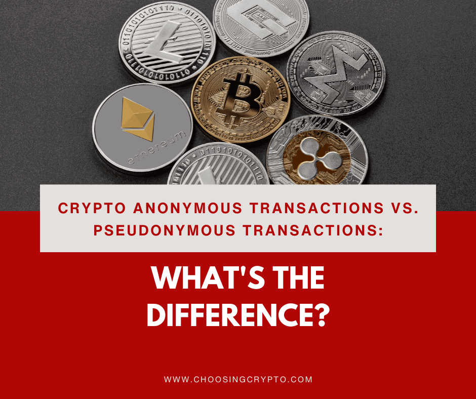 Anonymous Transactions vs Pseudonymous Transactions