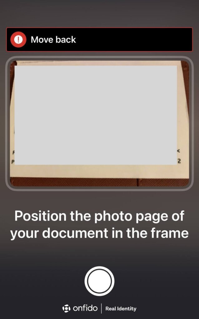 Bybit App Upload Screen for Id Verification With Clear Photo Requirements