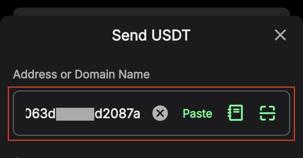 Trust Wallet Paste Withdrawal Address